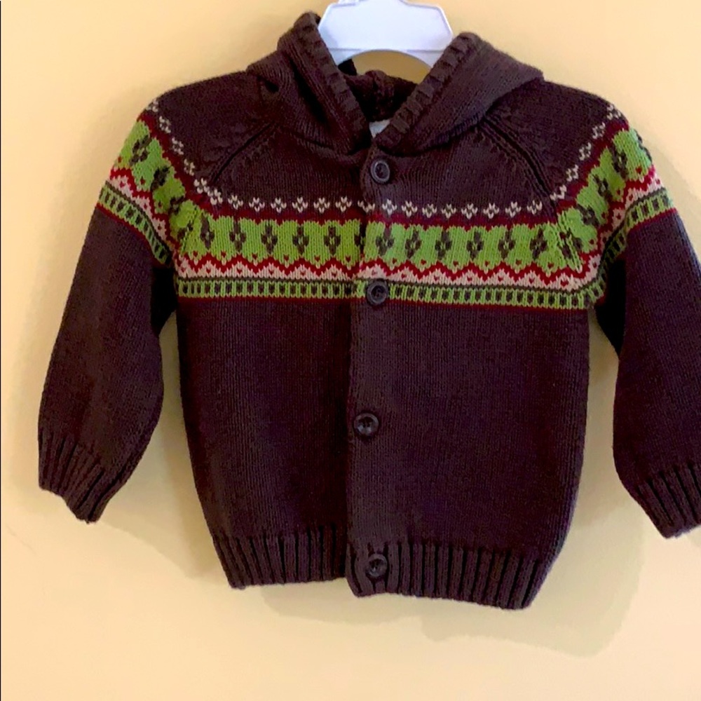 Kids button up sweater 6-12m Gymboree